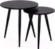 Миниатюра изображения товара Комплект журнальных столиков Signal Cleo (черный)