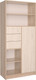 Миниатюра изображения товара Шкаф Интерлиния СК-021 (дуб сонома/дуб белый)