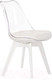 Миниатюра изображения товара Стул Halmar K245 (белый/бесцветный)