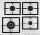 Миниатюра изображения товара Газовая варочная панель Korting HG 697 CTW