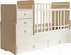 Миниатюра изображения товара Детская кровать-трансформер Фея 1100 (слоновая кость)