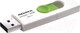 Миниатюра изображения товара USB flash накопитель A-data DashDrive UV320 32GB White/Green (AUV320-32G-RWHGN)