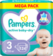 Миниатюра изображения товара Подгузники детские Pampers Active Baby-Dry 3 Midi (124шт)