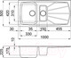 Миниатюра изображения товара Мойка кухонная Elleci Living 475 Bianco Titano G68 / LGL47568