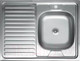 Миниатюра изображения товара Мойка кухонная КромРус S 420 RUS (чаша справа)