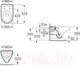Миниатюра изображения товара Унитаз подвесной Roca Victoria 734630300R + ZRU8013900 (с сиденьем)