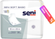 Миниатюра изображения товара Набор пеленок одноразовых впитывающих Seni Basic Soft 90x60 (30шт)