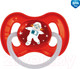 Миниатюра изображения товара Пустышка Canpol Космическая латексная круглая 6-18мес / 23/222 (красный, со светящимся колечком)