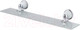 Миниатюра изображения товара Полка для ванной Bisk 06897 (хром/белый)