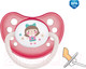 Миниатюра изображения товара Пустышка Canpol Toys латексная анатомическая 6-18мес / 23/260 (розовый, со светящимся колечком)