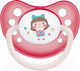 Миниатюра изображения товара Пустышка Canpol Toys латексная анатомическая 6-18мес / 23/260 (розовый, со светящимся колечком)