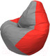 Миниатюра изображения товара Бескаркасное кресло Flagman Груша Макси XXL Г2.1-332 (серый/красный)
