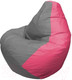 Миниатюра изображения товара Бескаркасное кресло Flagman Груша Макси XXL Г2.1-333 (серый/розовый)