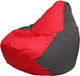 Миниатюра изображения товара Бескаркасное кресло Flagman Груша Мега XXXL Г3.1-170 (красный/темно-серый)