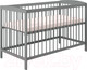 Миниатюра изображения товара Детская кроватка Polini Kids Simple 101 (серый)