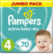 Миниатюра изображения товара Подгузники детские Pampers Active Baby-Dry 4 Maxi (70шт)