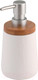 Миниатюра изображения товара Дозатор для жидкого мыла Axentia Wellness 128212 (керамика/бамбук)
