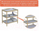 Миниатюра изображения товара Столик пеленальный Polini Kids Simple 1080 (натуральный)