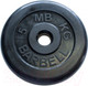 Миниатюра изображения товара Диск для штанги MB Barbell d31мм 5кг (черный)