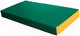 Миниатюра изображения товара Гимнастический мат KMS sport №1 1x0.5x0.1м (зеленый/желтый)