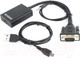 Миниатюра изображения товара Конвертер цифровой Cablexpert A-VGA-HDMI-01