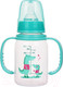 Миниатюра изображения товара Бутылочка для кормления Sun Delight Со съемными подвижными ручками / 31658 (125мл, зеленый)