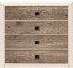 Миниатюра изображения товара Комод Black Red White Коен KOM4S (ясень снежный/сосна натуральная)