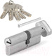 Миниатюра изображения товара Цилиндровый механизм замка Apecs SM-90(40C/50)-C-NI