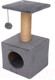 Миниатюра изображения товара Комплекс для кошек Cat House 0.65 (джут серый)