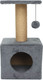 Миниатюра изображения товара Комплекс для кошек Cat House 0.65 (джут серый)
