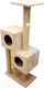 Миниатюра изображения товара Комплекс для кошек Cat House Двойной домик 1.27 (сизаль бежевый)