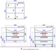Миниатюра изображения товара Тумба с умывальником Aqwella Allegro 85 / Agr.01.08/2