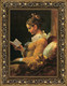 Миниатюра изображения товара Картина Декарт Читательница Итальянский художник 8Л0513 (в раме)