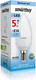 Миниатюра изображения товара Лампа SmartBuy SBL-C37-05-40K-E14