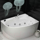Миниатюра изображения товара Ванна акриловая Triton Николь 160x100 L Базовая (с гидромассажем)