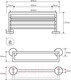 Миниатюра изображения товара Полка для полотенца Bemeta 104205072
