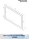 Миниатюра изображения товара Зеркало Континент Rimini Led 120x80