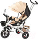 Миниатюра изображения товара Трехколесный велосипед с ручкой Sundays SJ-BT-39 (бежевый)