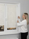 Миниатюра изображения товара Рулонная штора Lm Decor Флауэр LM 45-01 67x160 (светло-серый)