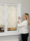 Миниатюра изображения товара Рулонная штора Lm Decor Флауэр LM 45-02 85x160 (серый)
