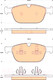 Миниатюра изображения товара Тормозные колодки TRW GDB1821