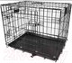 Миниатюра изображения товара Клетка для животных Duvo Plus Pet Kennel Large 780/482/DV (черный)