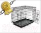 Миниатюра изображения товара Клетка для животных Duvo Plus Pet Kennel Large 780/482/DV (черный)