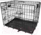 Миниатюра изображения товара Клетка для животных Duvo Plus Pet Kennel Small 780/480/DV (черный)
