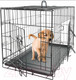 Миниатюра изображения товара Клетка для животных Duvo Plus Pet Kennel Small 780/480/DV (черный)