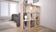 Миниатюра изображения товара Стеллаж Polini Kids Home Smart Кубический 9 секции (дуб)