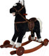 Миниатюра изображения товара Качалка-каталка Pituso Fandango Лошадка / GS2033W (черный, с колесами)