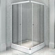Миниатюра изображения товара Душевой уголок Radomir 90x100 L / 1-03-1-1-0-1210 (прозрачное стекло)