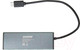Миниатюра изображения товара USB-хаб Digma HUB-4U3.0-UC-G (серый)