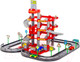 Миниатюра изображения товара Паркинг игрушечный Полесье 4-уровневый с дорогой и автомобилями / 44723 (красный, в коробке)